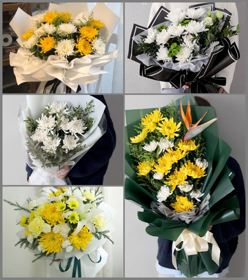 甘肃省庆阳环县秦团庄乡新峁村白事花束代送